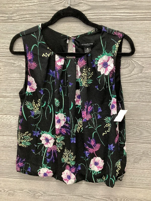 Top Sleeveless By Liz Claiborne In Black, Size: M