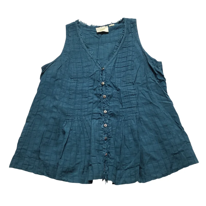 Buy More, Save More Top Sleeveless By Maeve In Teal, Size: M