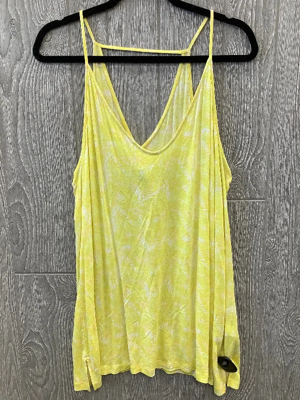 Top Sleeveless By Old Navy In Yellow, Size: Xl