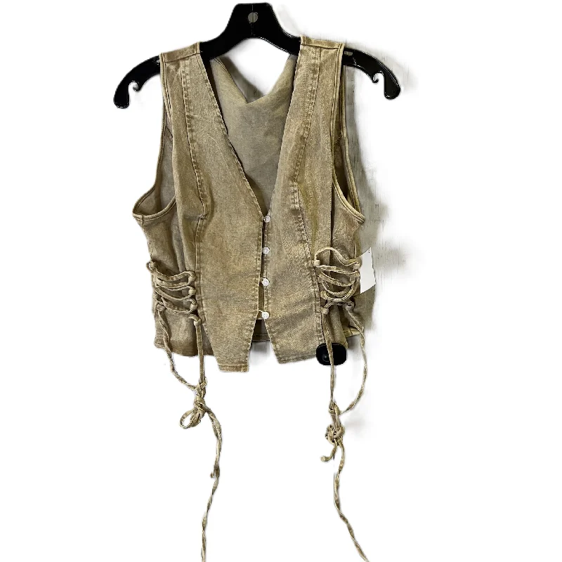 Instant Discount Top Sleeveless By Shein In Tan, Size: L