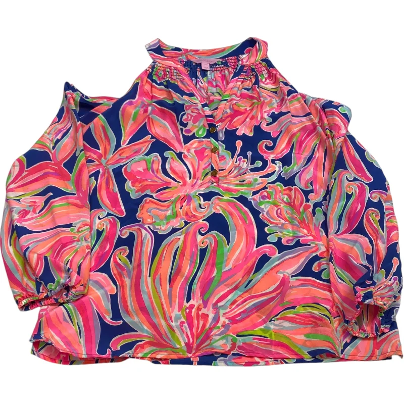 One-DAY Sale Top Long Sleeve Designer By Lilly Pulitzer In Multi-colored, Size: Xs