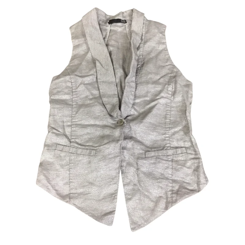Bargain Prices Vest Other By Eileen Fisher In Silver, Size: S