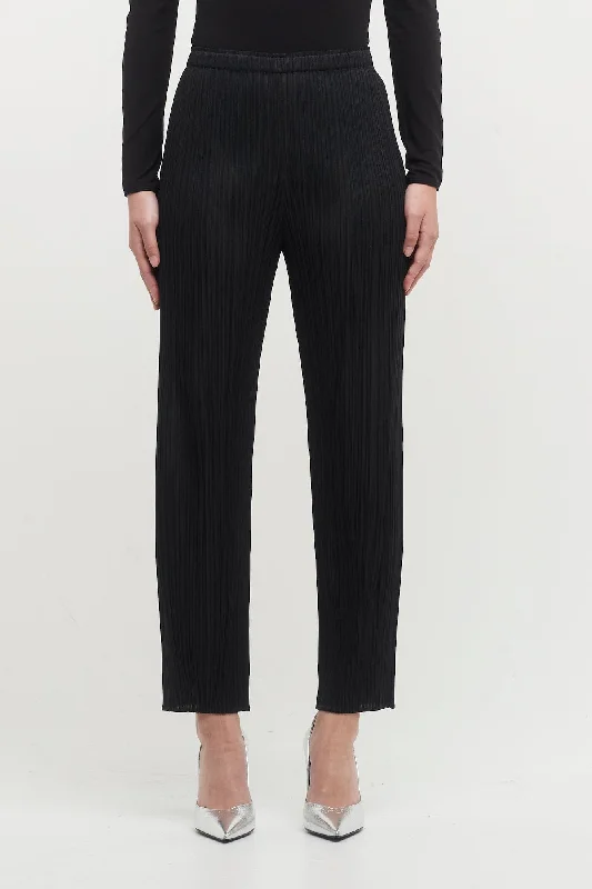 Pleats Please Issey Miyake Basics Trousers in Black