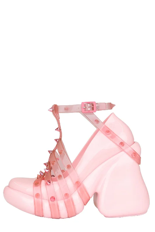 Jean Paul Gaultier x Melissa Pump Punk Love in Shocking Pink