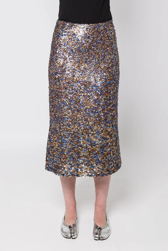 Closeout Dries Van Noten Sibyl Embroidered Skirt