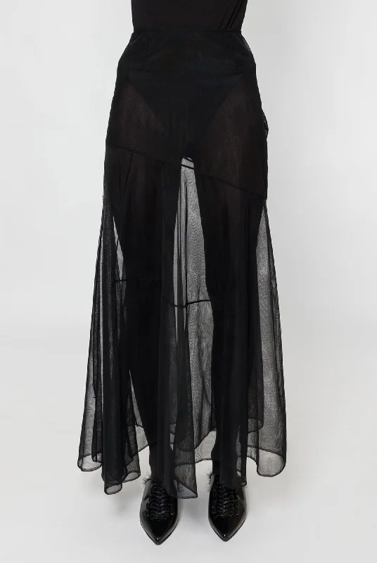 Limited Availability Simone Rocha Sheer Bias Cut Skirt