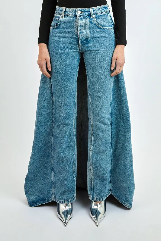 Jean Paul Gaultier x Shayne Oliver Denim Fishtail Jean