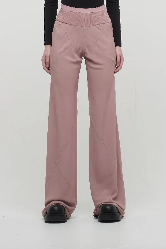 Rick Owens Bias Pant in Dusty Pink