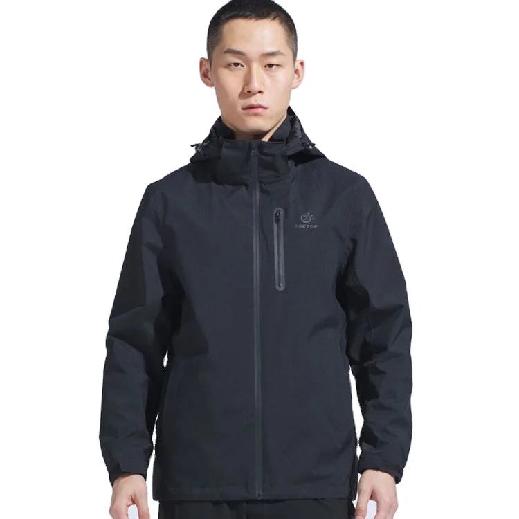 Early Bird Discount Man Winter Outdoor Waterproof Hiking Jacket - Heat Sealed Camo Print Hoodie Jacket