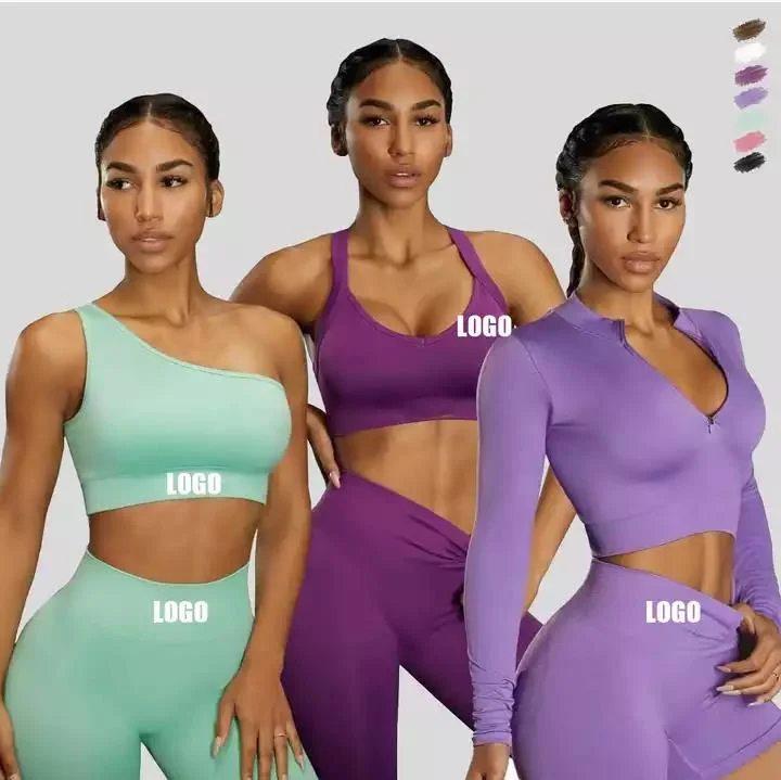 Lowest Price Women's sports two piece yoga suit fitness yoga set crop top and leggings gym training workout sets for women